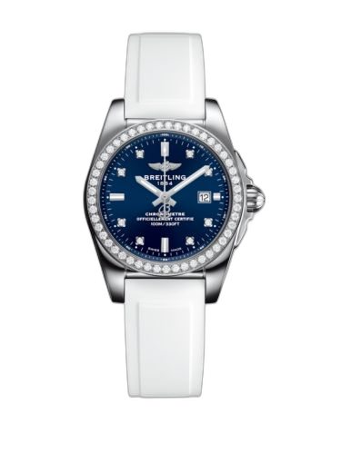 Galactic 29 Stainless Steel / Diamond / Horizon Blue Diamond / Rubber
