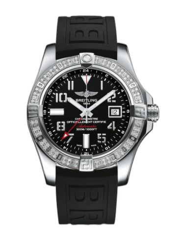 Avenger II GMT Stainless Steel / Diamond / Volcano Black / Rubber