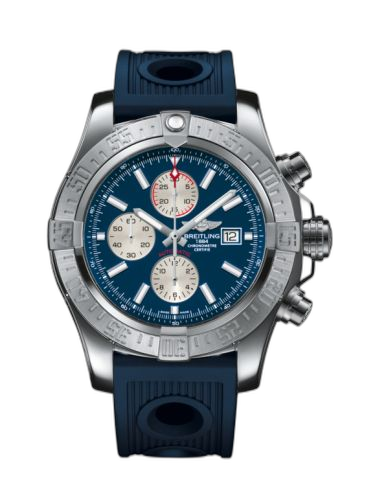 Super Avenger II Stainless Steel / Mariner Blue / Rubber / Folding