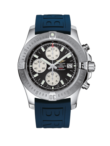 Colt Chronograph Automatic Stainless Steel / Volcano Black / Rubber / Folding