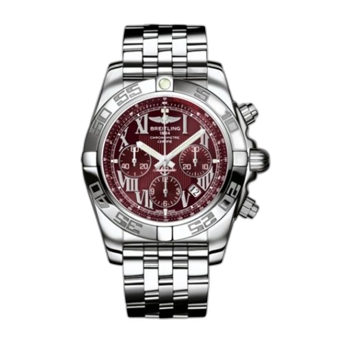 Chronomat 44 Stainless Steel / Mirage Red / Bracelet