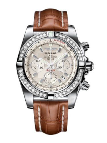 Chronomat 44 Stainless Steel / Diamond / Sierra Silver / Croco