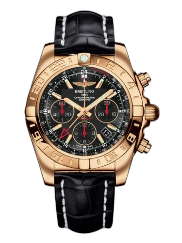 Chronomat 44 GMT Rose Gold / Black / Croco