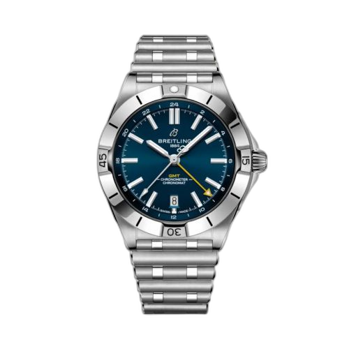 Chronomat 40 GMT Stainless Steel / Blue / Sporthilfe
