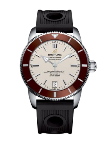 Superocean Heritage II 42 Stainless Steel / Bronze / Silver / Rubber