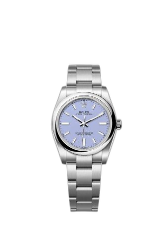 Oyster Perpetual 34 Stainless Steel / Lavender