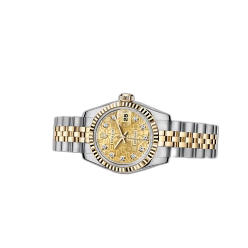 Lady-Datejust 26 Rolesor Fluted Computer Diamond Jubilee