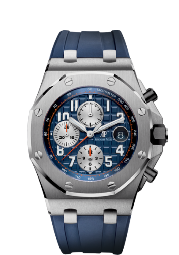 Royal Oak Offshore 26470 Stainless Steel / Blue / Rubber