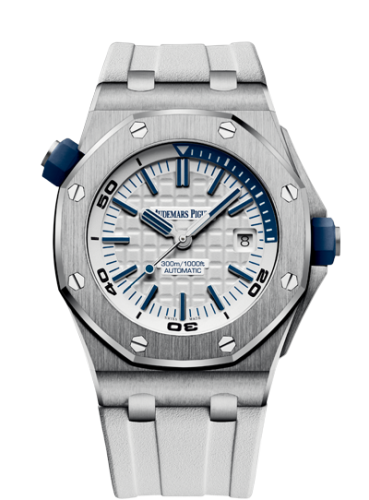 Royal Oak Offshore Diver Stainless Steel / White