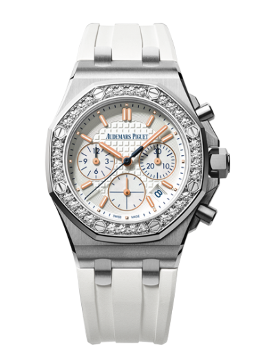 Royal Oak OffShore 26144 Lady Chronograph Stainless Steel / Silver / Diamond / Summer Edition 2017