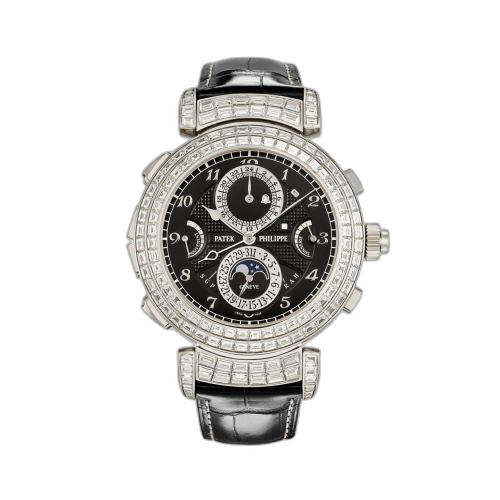 Grandmaster Chime 6300 White Gold - Diamond / Black