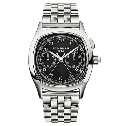 Split-Seconds Chronograph 5950 Stainless Steel / Black / Bracelet