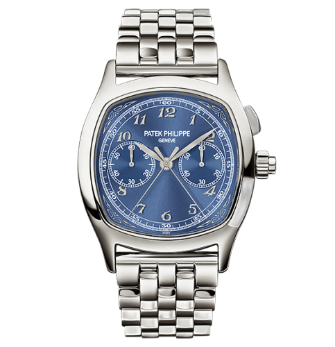 Split-Seconds Chronograph 5950 Stainless Steel / Blue / Bracelet