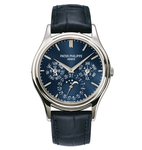 Perpetual Calendar 5140 Platinum Blue