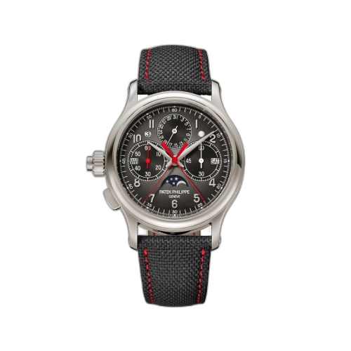 Perpetual Calendar Split-Seconds Chronograph 5373 Left-Hander Platinum / Grey