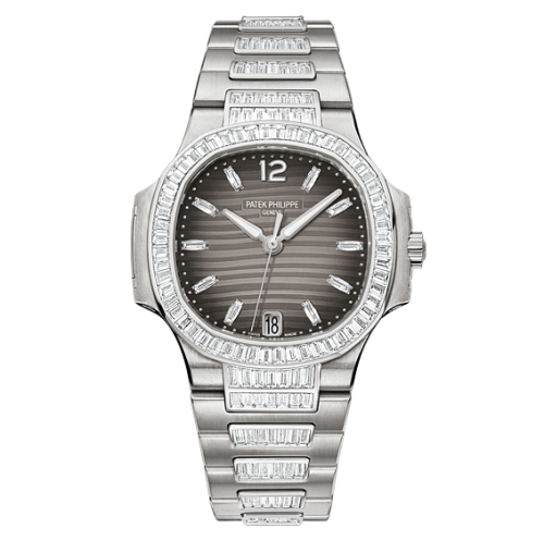 Nautilus 7014 White Gold / Grey