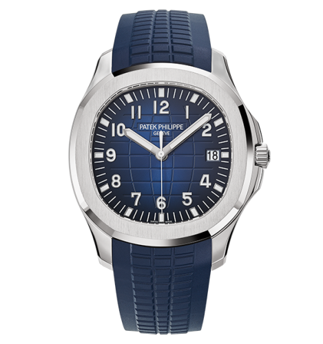 Aquanaut 5168 White Gold / Blue