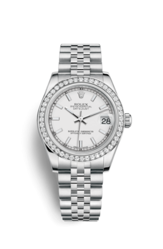 Datejust 31 Stainless Steel Diamond / Jubilee / White