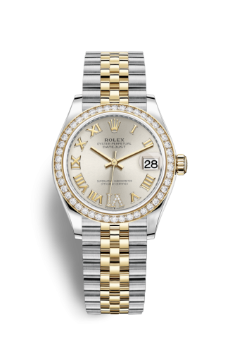 Datejust 31 Stainless Steel / Yellow Gold / Diamond / Silver - Roman / Jubilee