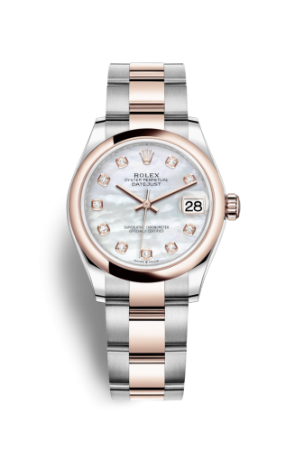 Datejust 31 Stainless Steel/ Rose Gold / Domed / MOP / Oyster