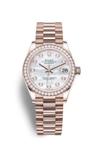 Datejust 31 Rose Gold / Diamond / MOP / President