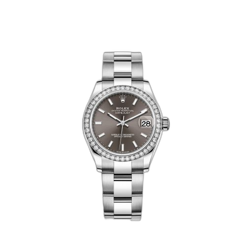 Datejust 31 Stainless Steel Diamond / Oyster / Grey