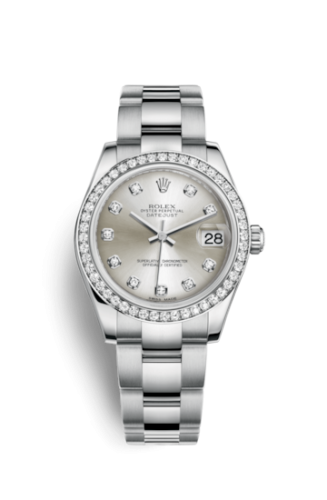 Datejust 31 Stainless Steel Diamond / Oyster / Silver Diamond