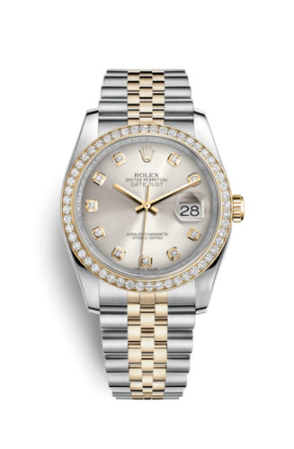 Datejust 36 Rolesor Yellow Diamond / Jubilee / Silver Diamond
