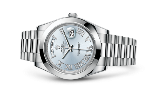 Day-Date II Platinum Diamond Romans