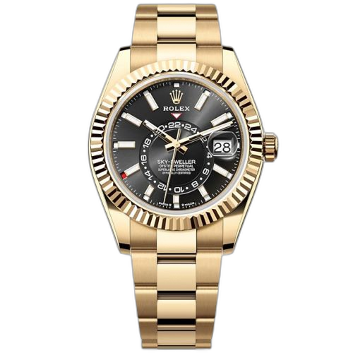 Sky-Dweller Yellow Gold / Black / Oyster