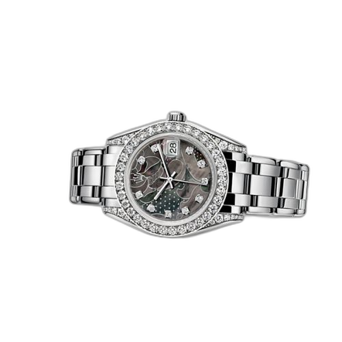 Datejust Pearlmaster 34 White Gold Diamond Shoulders Goldust Dream