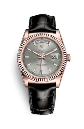 Day-Date 36 Everose / Strap / Rhodium