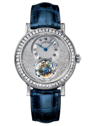 Tourbillon White Gold - Baguette / Silver