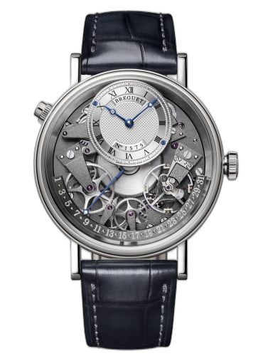 Tradition 7597 Quantième Rétrograde White Gold / Silver
