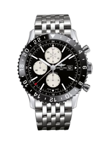 Chronoliner Stainless Steel / Black / Bracelet