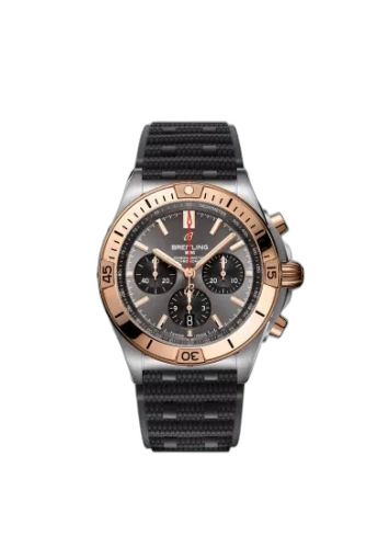 Chronomat B01 42 Stainless Steel / Red Gold / Anthracite / Rubber