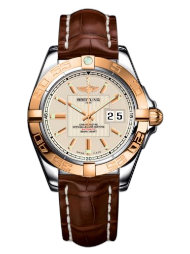 Galactic 41 Stainless Steel / Rose Gold / Sierra Silver / Croco