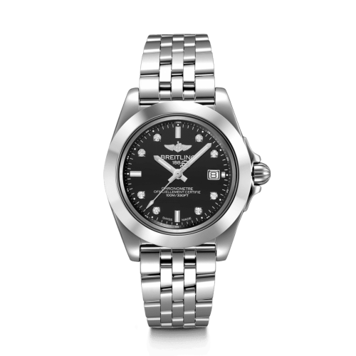 Galactic 32 Sleek Edition Stainless Steel / Trophy Black Diamond / Bracelet