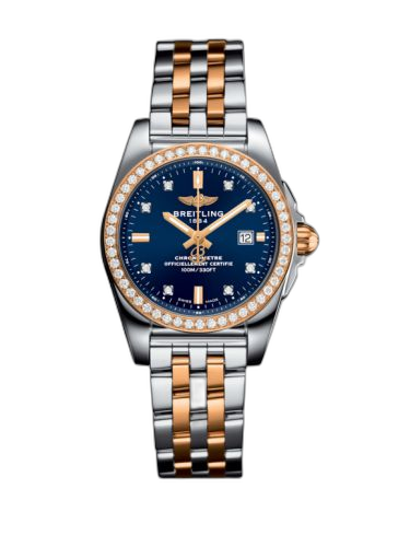 Galactic 29 Stainless Steel / Rose Gold / Diamond / Horizon Blue Diamond / Bracelet
