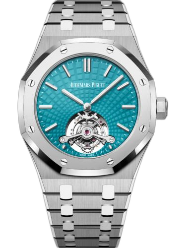 Royal Oak Ultra Thin Tourbillon Titanium - Platinum / Blue