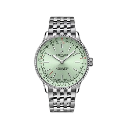 Navitimer Automatic 36 Stainless Steel / Mint Green / Bracelet