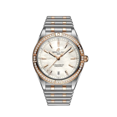 Chronomat Automatic 36 Stainless Steel / Red Gold - Diamond / MOP / Rouleaux / Boutique Edition