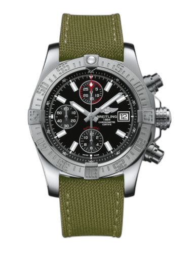 Avenger II Stainless Steel / Volcano Black / Military