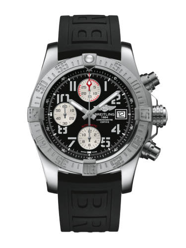 Avenger II Stainless Steel / Volcano Black / Rubber / Folding