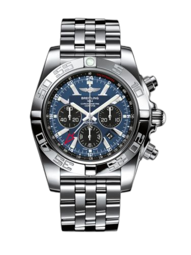 Chronomat 47 GMT Stainless Steel / Blackeye Blue