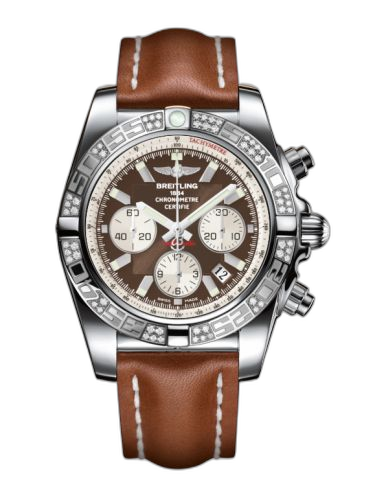 Chronomat 44 Stainless Steel / Diamond / Metallica Brown / Calf