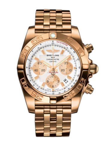 Chronomat 44 Rose Gold / Antarctica White / Bracelet
