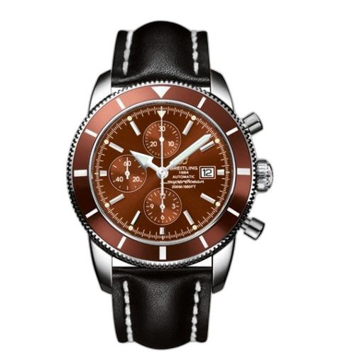 Superocean Heritage 46 Chronograph Stainless Steel / Bronze / Bronze / Calf