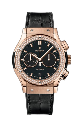 Classic Fusion 42 Chronograph King Gold - Diamond / Black
