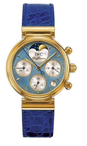 Kleine Da Vinci Yellow Gold / Blue MOP
